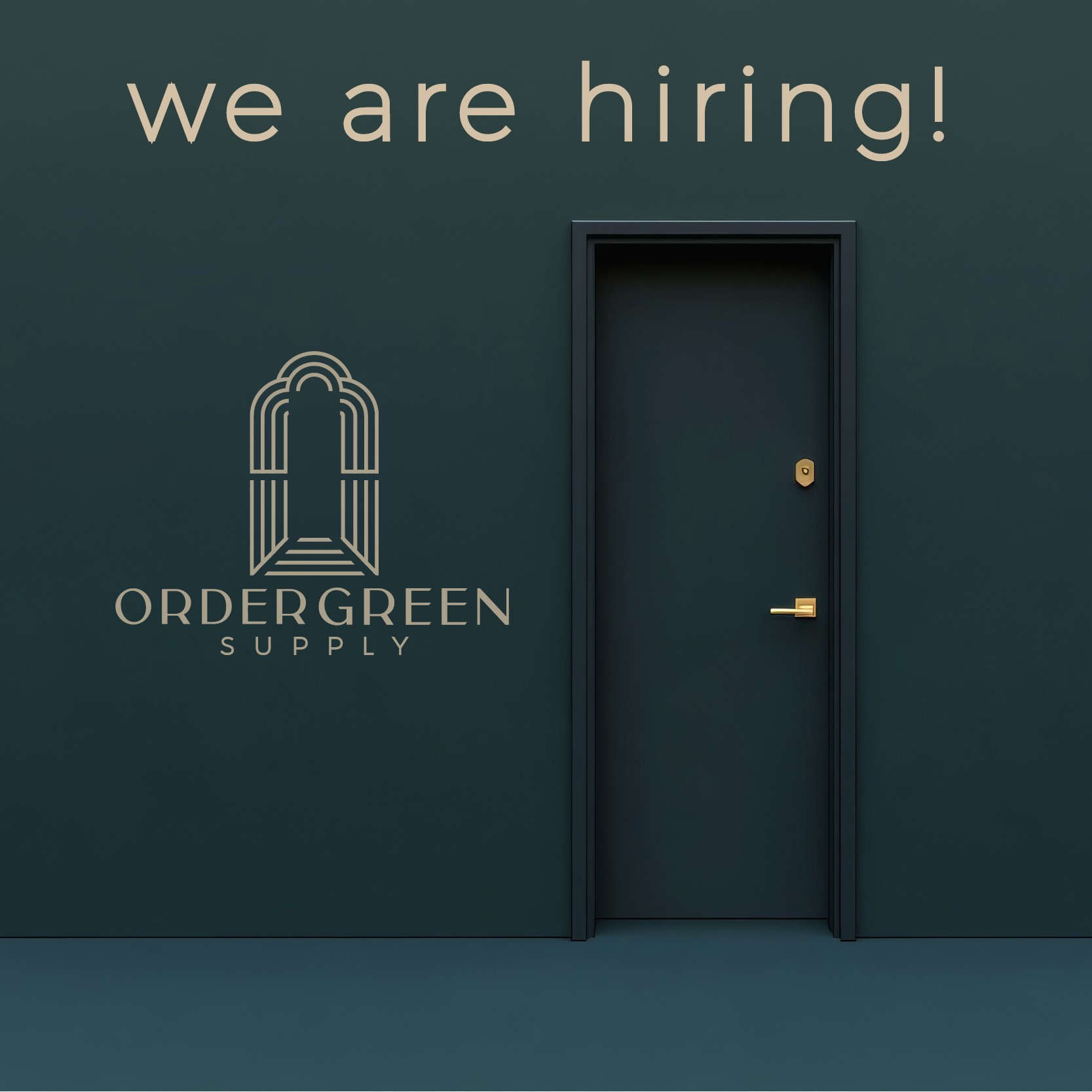 thumbnail hiring post graphic gold